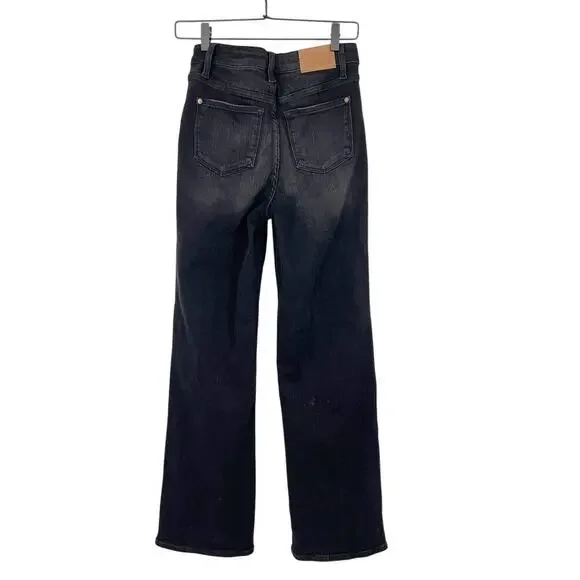 Judy Blue Morgantown Washed Black Straight Leg Jean Size 25 Tummy Control - Picture 9 of 9